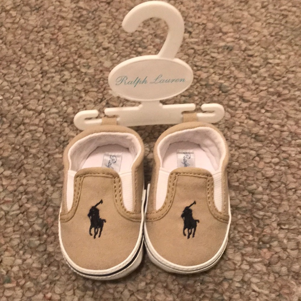 Ralph Lauren Polo crib shoes